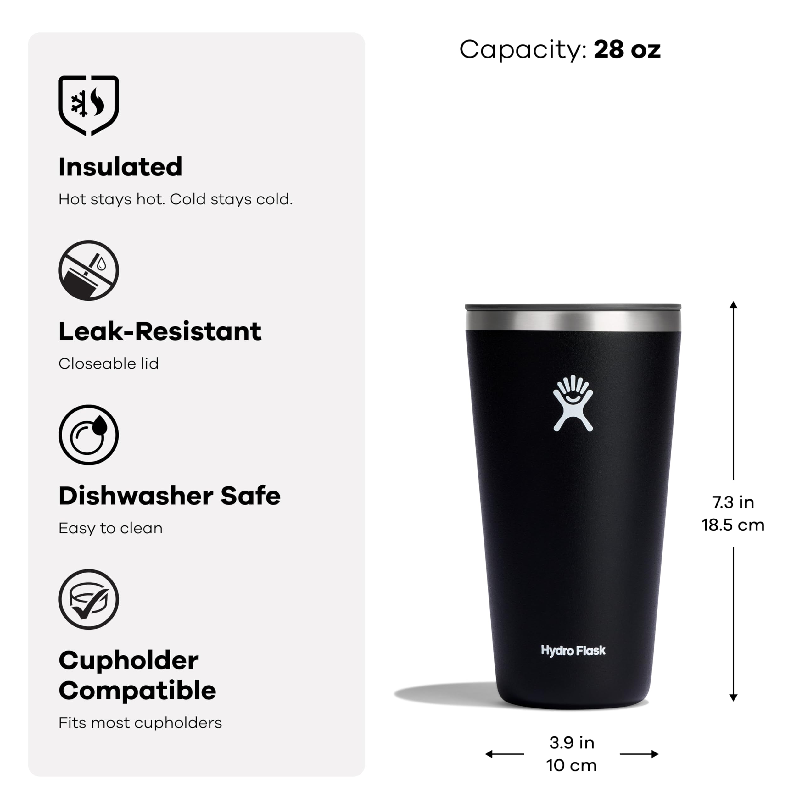 Hydro Flask All Around Tumbler Agave Green 28 oz ideal for long days