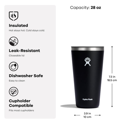 Hydro Flask All Around Tumbler Agave Green 28 oz ideal for long days