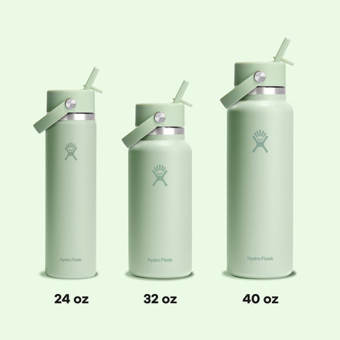 Aloe Green Hydro Flask lid color-match for a cohesive look.