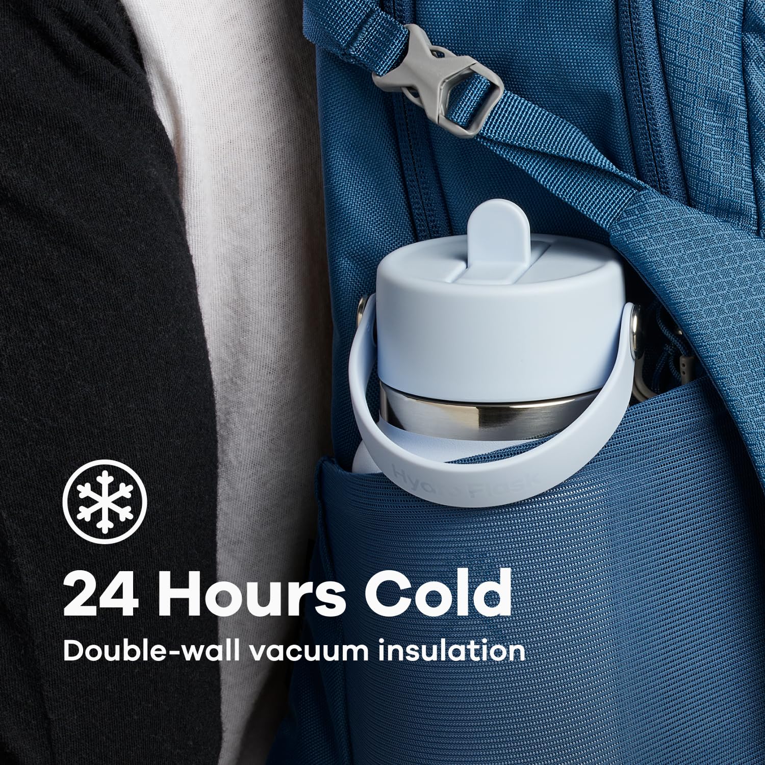BPA-free stainless steel construction preserves pure taste.