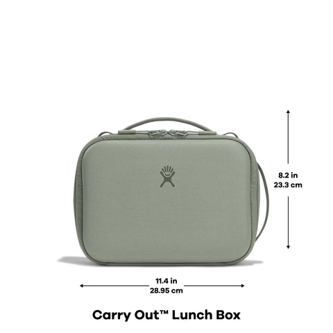Hydro Flask Carry Out Lunch Box easy-clean interior for quick post-meal wipes.