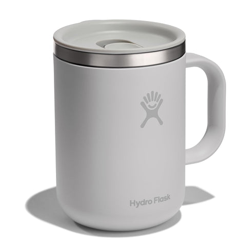 Hydro Flask coffee mug 24oz with splash-resistant lid for secure travel.