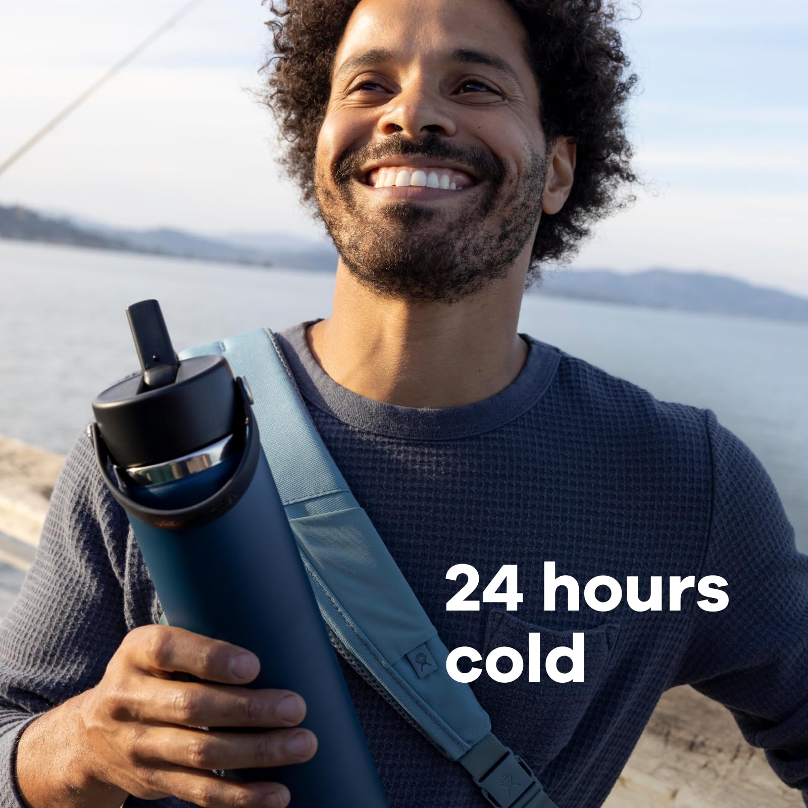 Hydro Flask holiday punch color adds visibility in backpacks.
