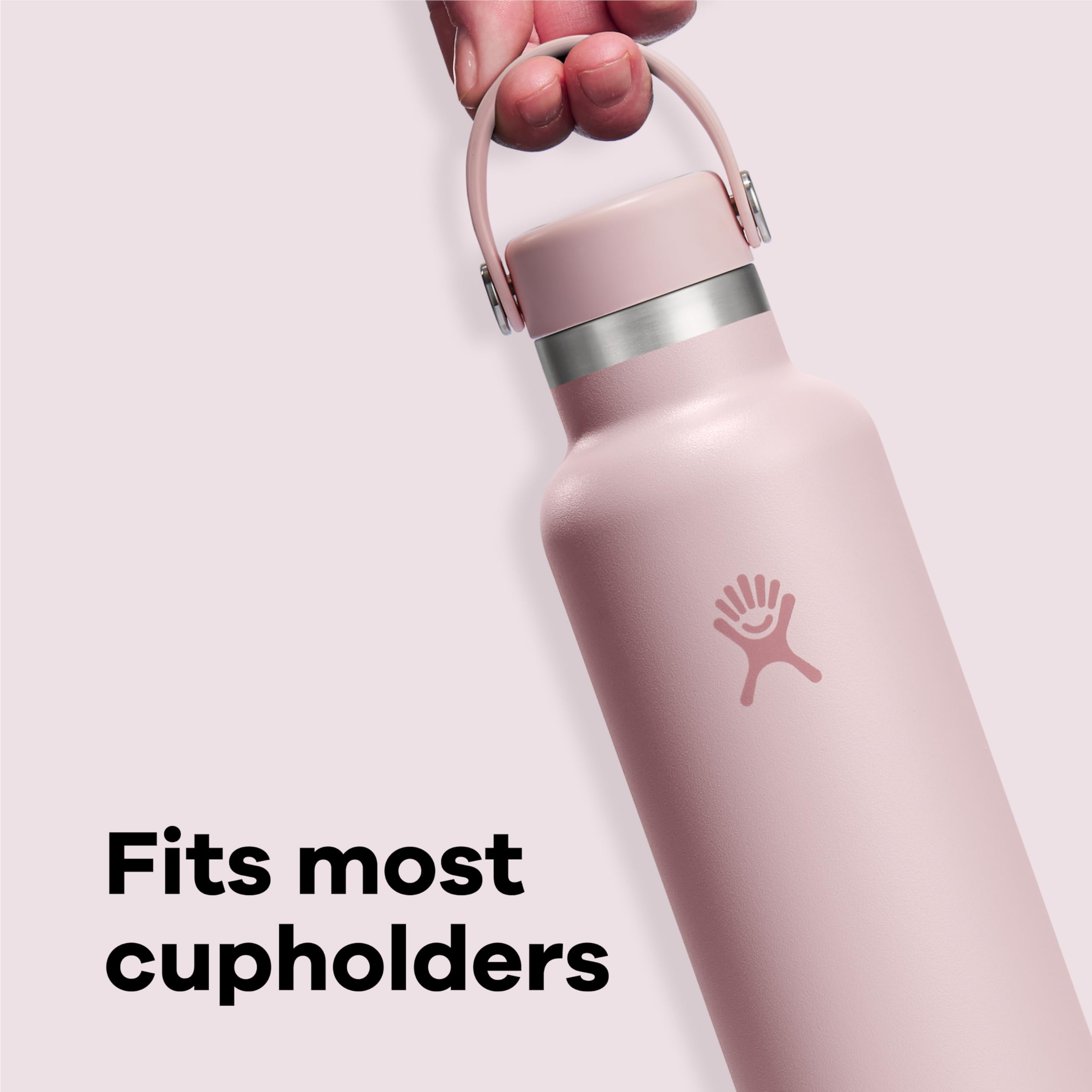 Hydro Flask fits cupholders for easy travel and sport use
