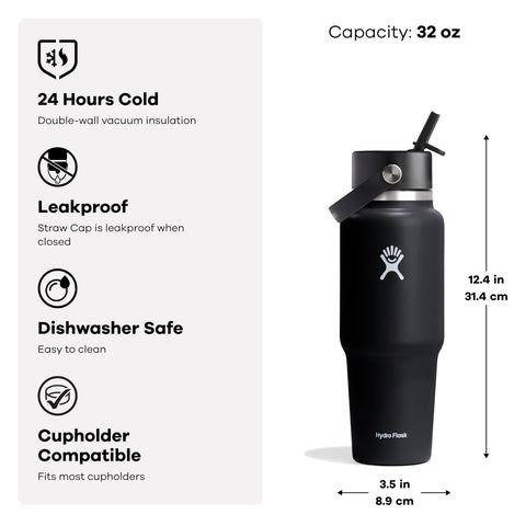 Hydro Flask dishwasher-safe for quick, easy cleaning.