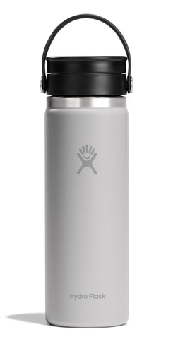 Hydro Flask Flex Sip Coffee Tumbler birch gray front view, showing portable coffee on the go