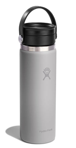 Hydro Flask Flex Sip Coffee Tumbler birch gray lid closed for leakproof travel