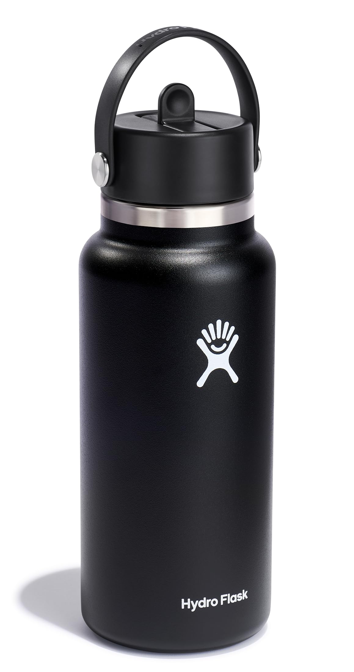 Hydro Flask flex straw cap closed for secure, leakproof on-the-go sipping.