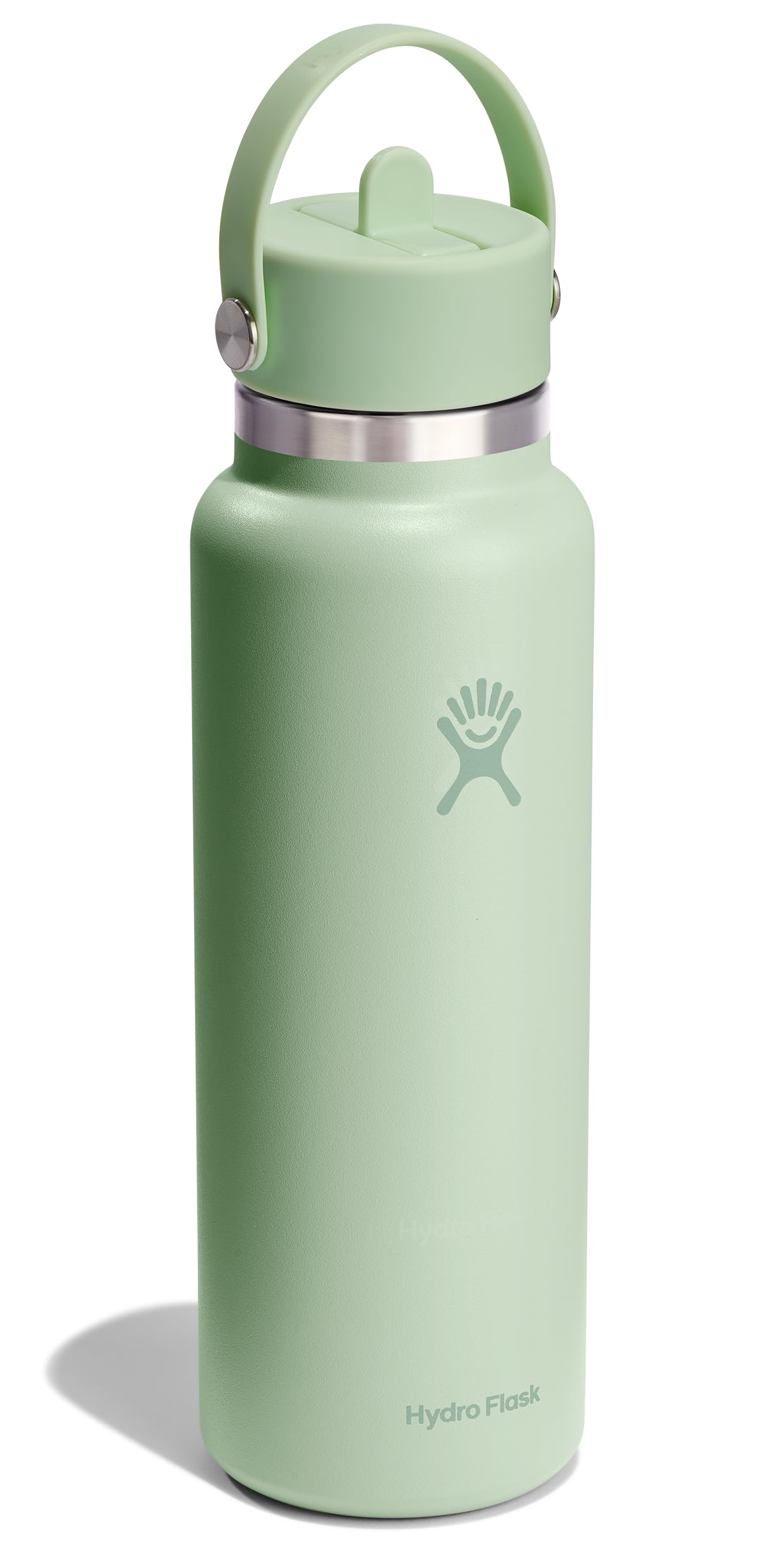 Closeup of Hydro Flask Flex Straw Cap showing leakproof design.