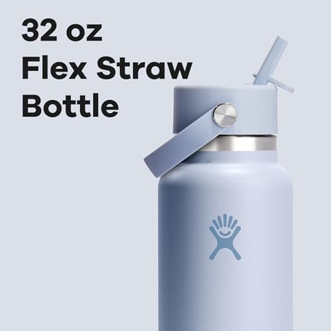 Hydro Flask Flex Straw Cap close-up showing leakproof design for on-the-go sipping.