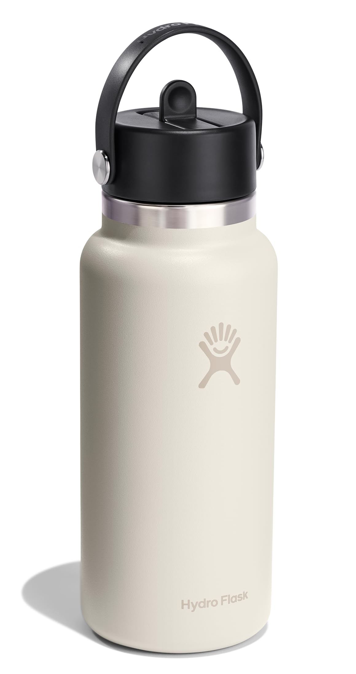 Hydro Flask Flex Straw Cap leakproof-closed ensures secure bag-ready sipping.