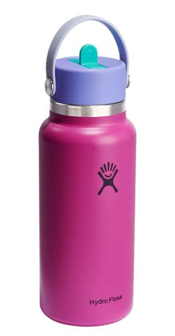 Hydro Flask leakproof flex straw cap keeps drinks secure during travel.