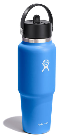 Hydro Flask Flex Straw Cap highlighting leakproof closure for secure travel.