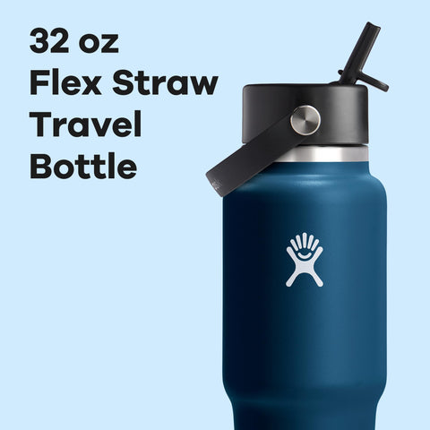Hydro Flask flex straw cap demonstrates leakproof lid for mess-free daily hydration.