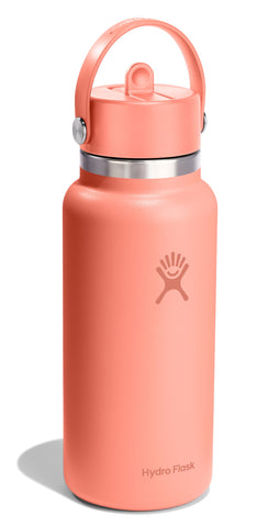 Hydro Flask flex straw cap Sunglow provides leakproof closure for travel.