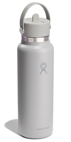 Flex Straw Cap on Hydro Flask for easy one handed sipping