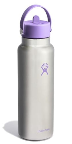 Hydro Flask Flex Straw Cap shows leakproof design for one-handed sipping.