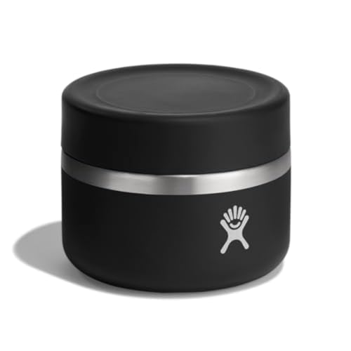 Hydro Flask Food Jar 12 oz open lid for easy access during meals.