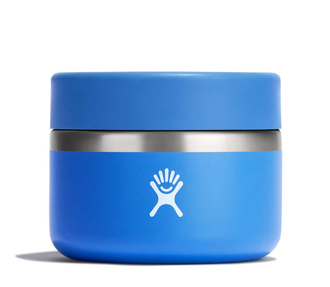 Hydro Flask Food Jar lid open for quick, on-the-go snacks.