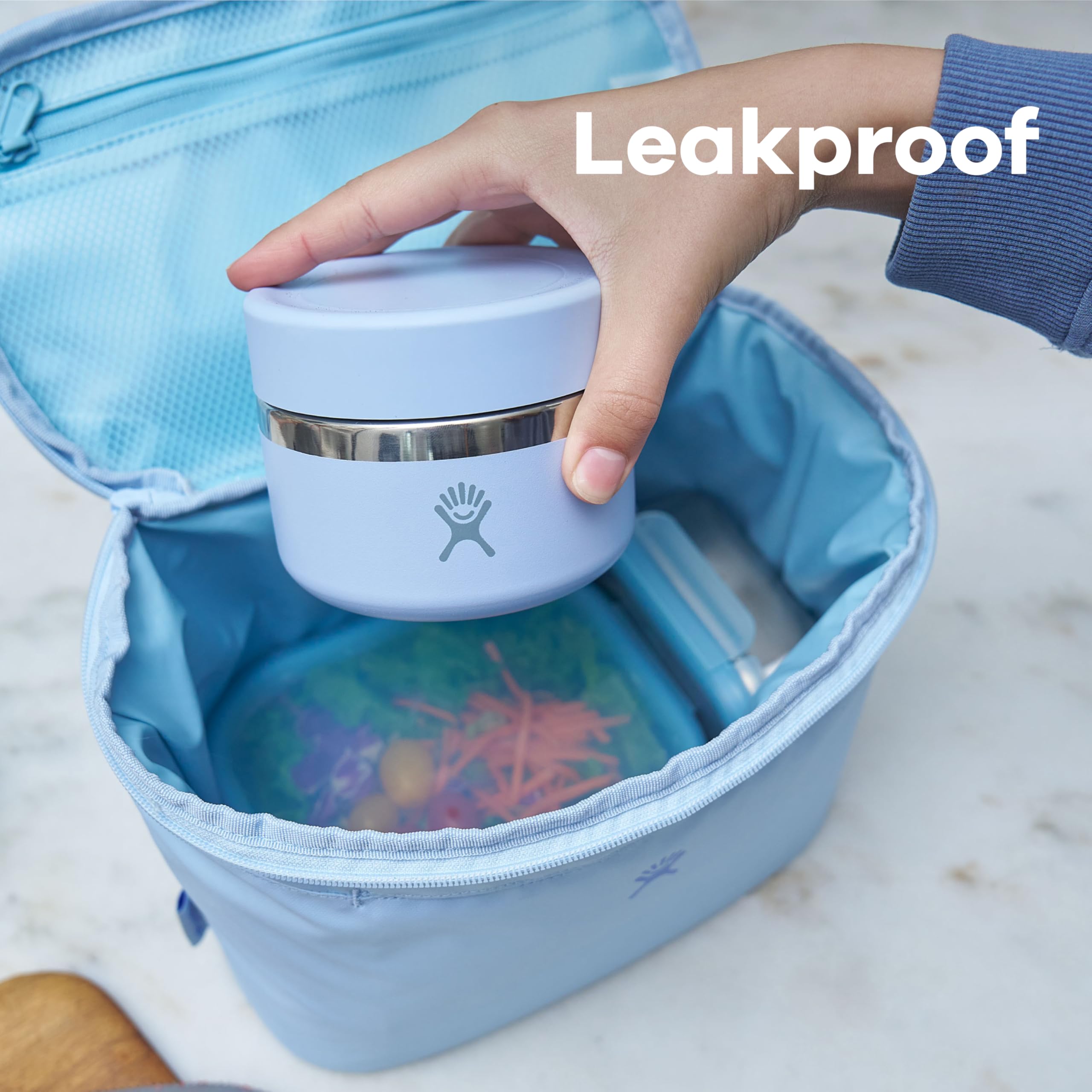Hydro Flask Food Jar Surf Blue dishwasher-safe for simple cleaning.