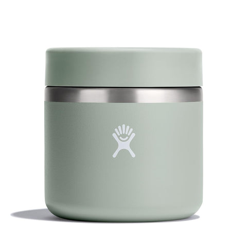 Hydro Flask Food Jar with wide mouth for easy filling and snacks on the go.