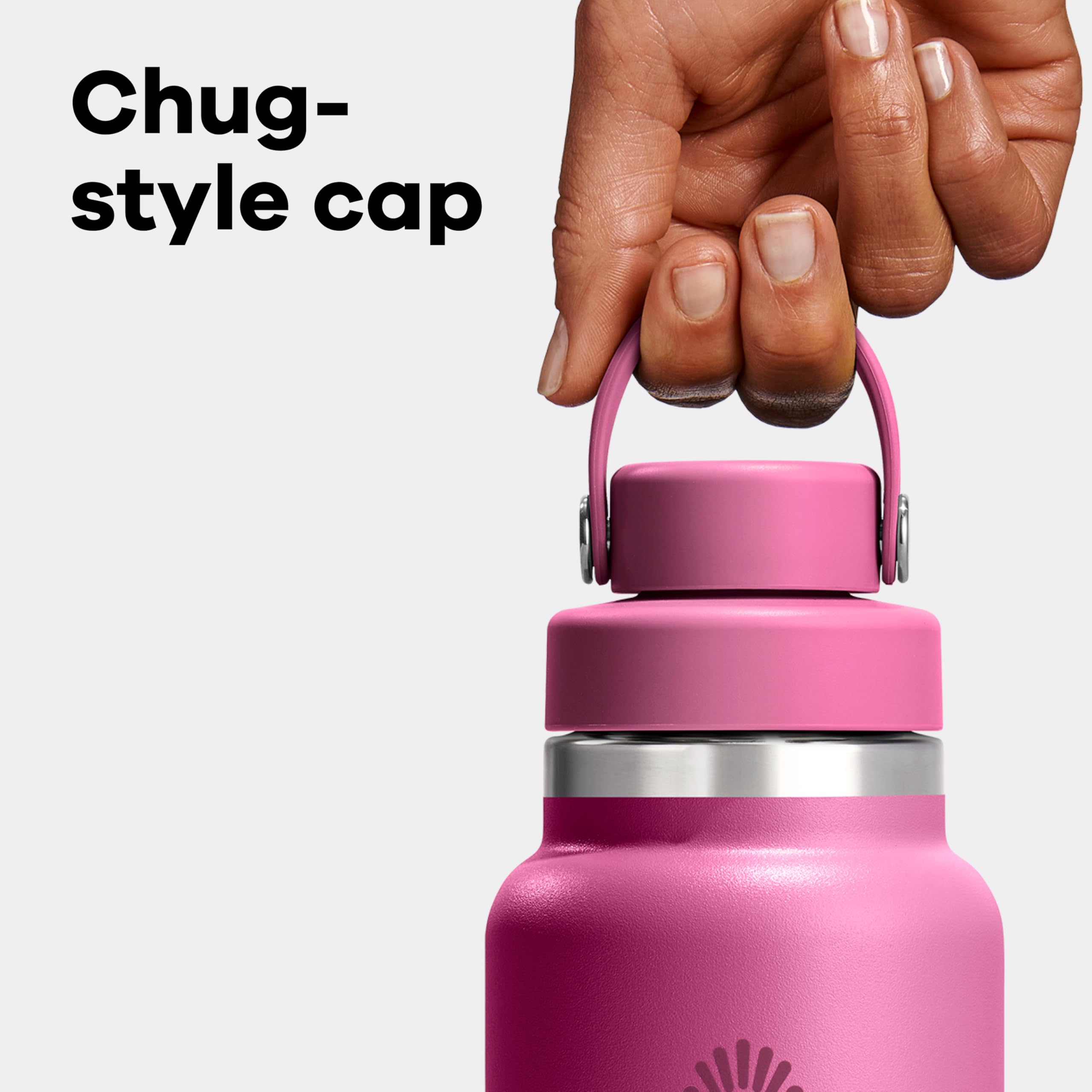 Indigo Hydro Flask 32oz TempShield insulation highlights cold retention