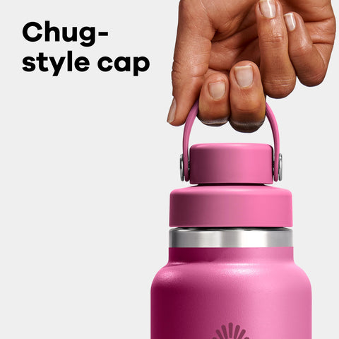 Indigo Hydro Flask 32oz TempShield insulation highlights cold retention