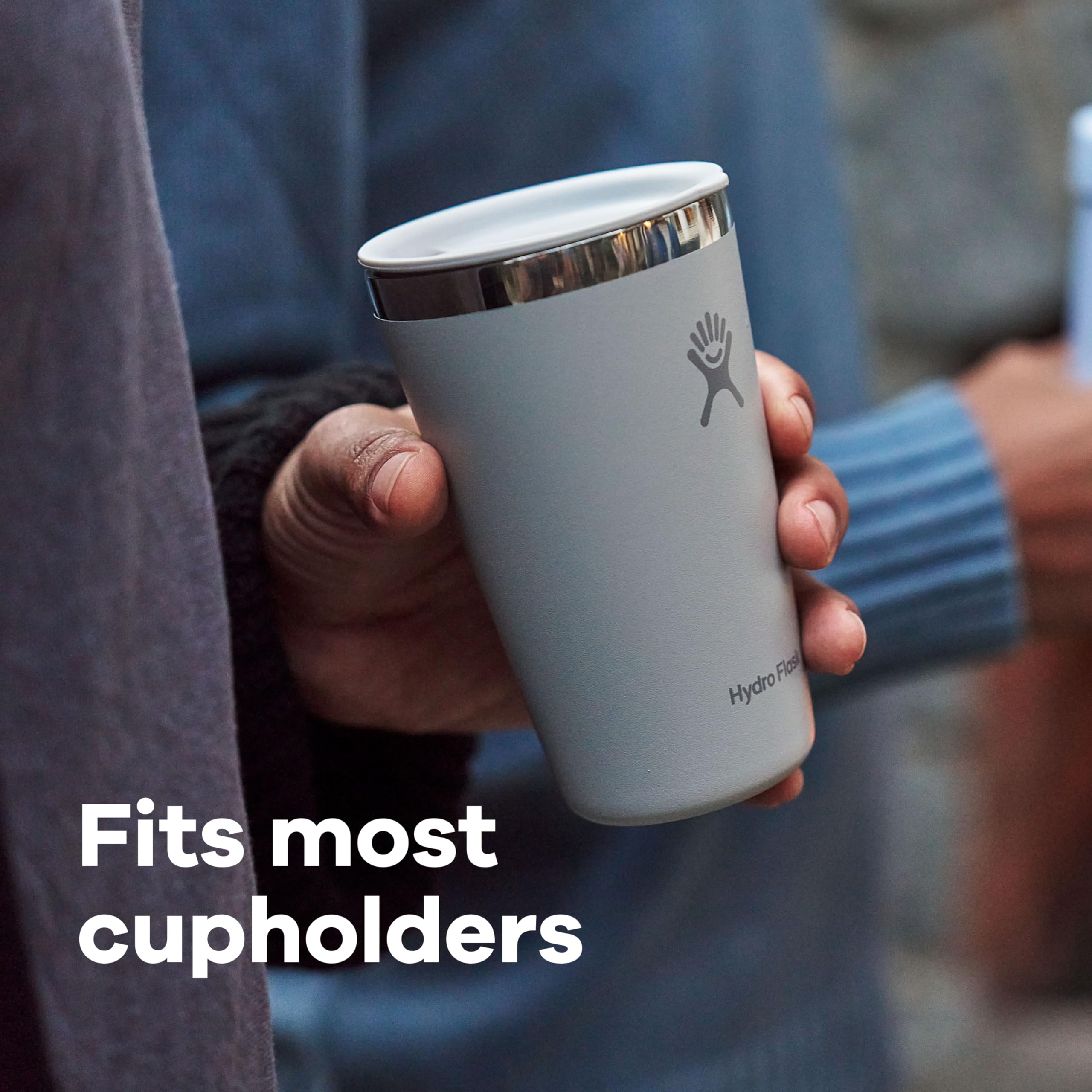 Hydro Flask Indigo All Around Tumbler is dishwasher safe for quick cleaning.