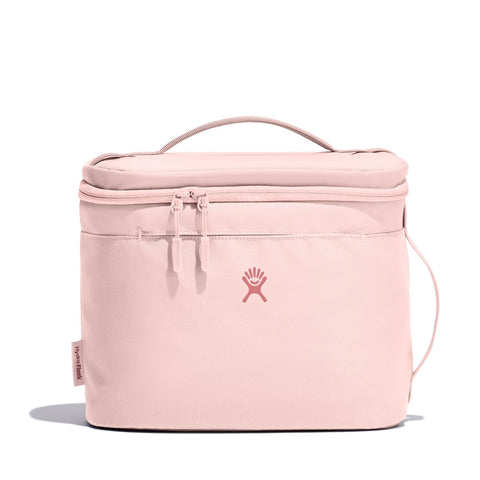 Hydro Flask Lunch Bag 8L Trillium Pink top-opening for easy access and loading