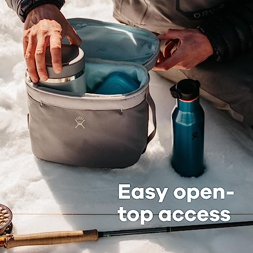 Stash pocket and interior pocket for napkins and utensils in Hydro Flask bag