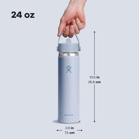 Hydro Flask odor-free stainless steel bottle preserves flavor.