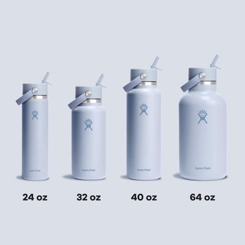 Hydro Flask one-hand use with flexible handle in action.