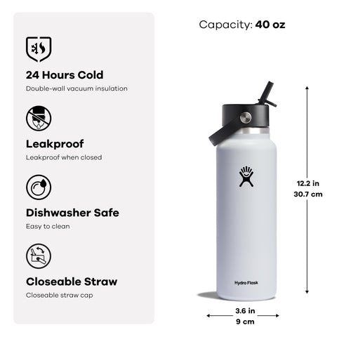 Hydro Flask stainless steel preserves pure taste without flavor transfer.