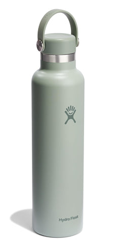 Hydro Flask standard-mouth cap showing secure leakproof lid for travel.