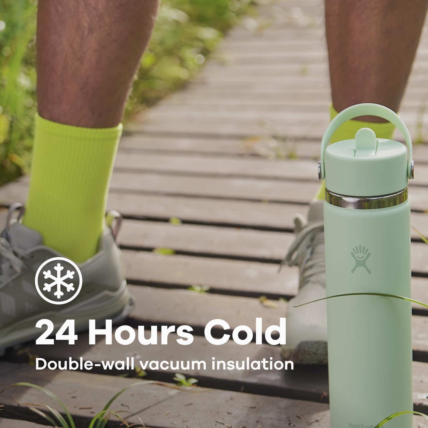 Hydro Flask TempShield keeps drinks cold up to 24 hours.