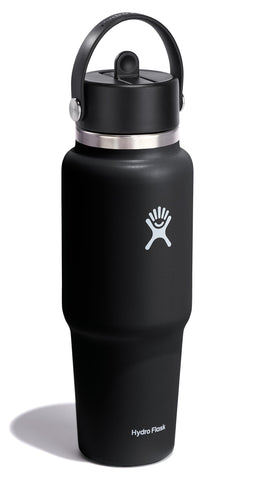 Hydro Flask Travel Bottle showing cupholder fit for easy sipping.