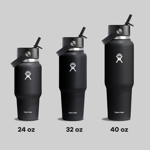 Hydro Flask cupholder-friendly bottle sits securely in cars, backpacks, and more.