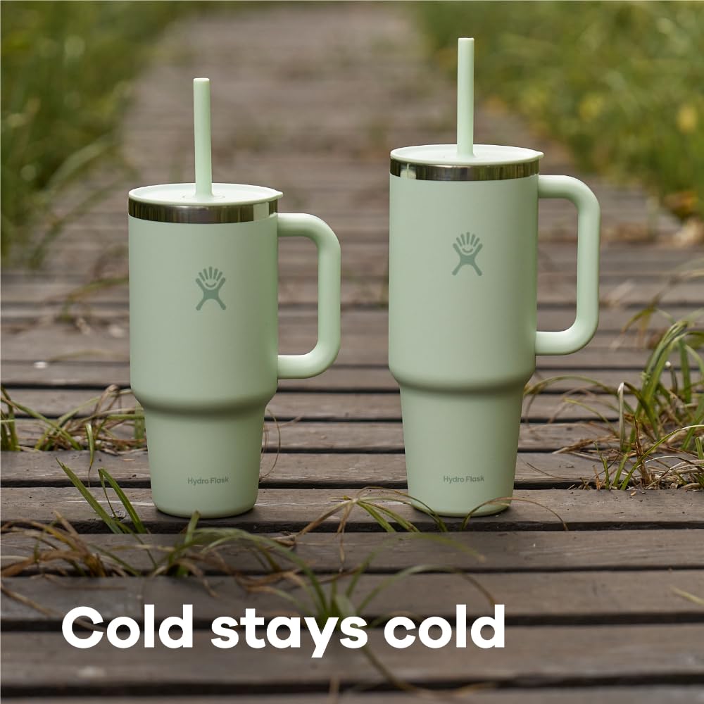 Hydro Flask 40 oz tumbler ideal for sports sidelines and outdoor adventures.