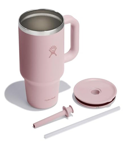 Hydro Flask lid and straw setup for convenient sipping on the go.