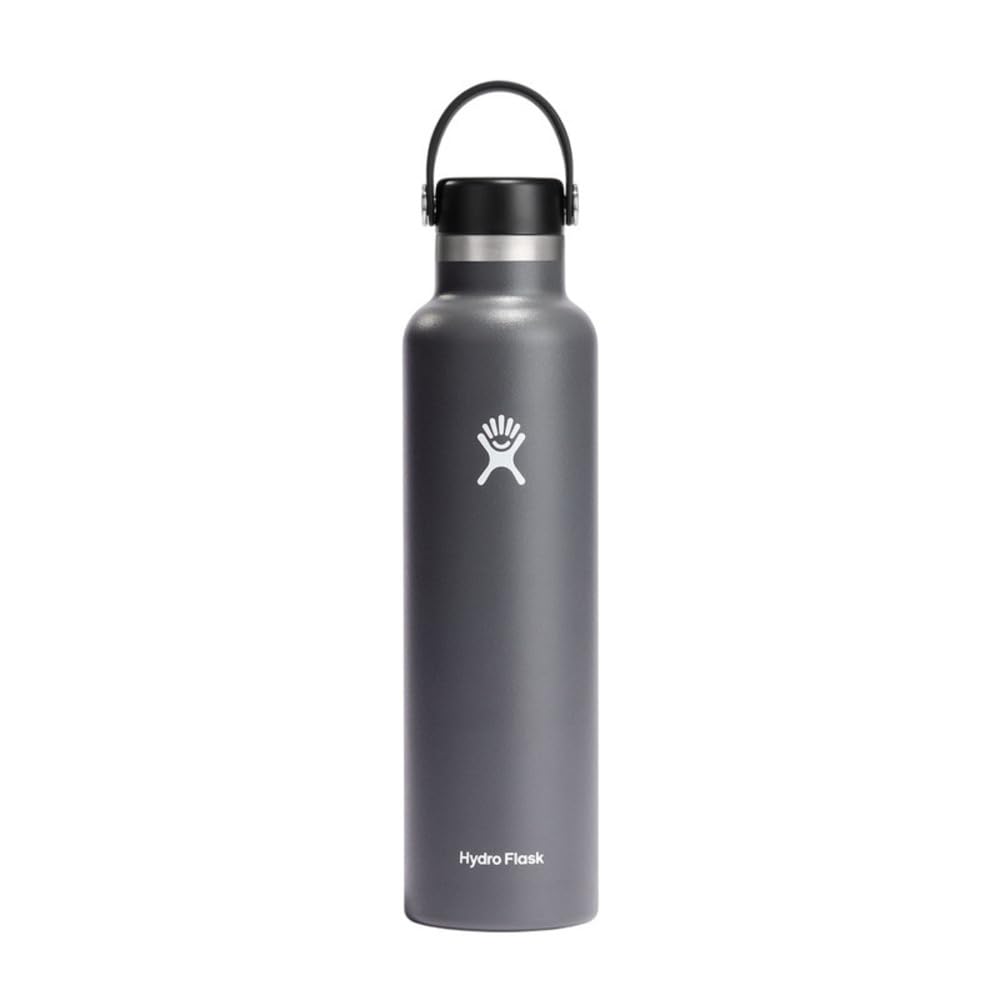 Hydro Flask Standard Mouth water bottle shows leakproof seal for on-the-go hydration.