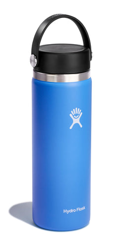 Hydro Flask wide mouth bottle with Flex Cap leakproof for on the go