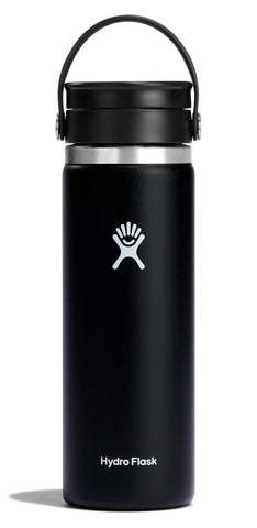 Hydro Flask 20 oz wide mouth front view with Flex Sip Lid for coffee on the go.