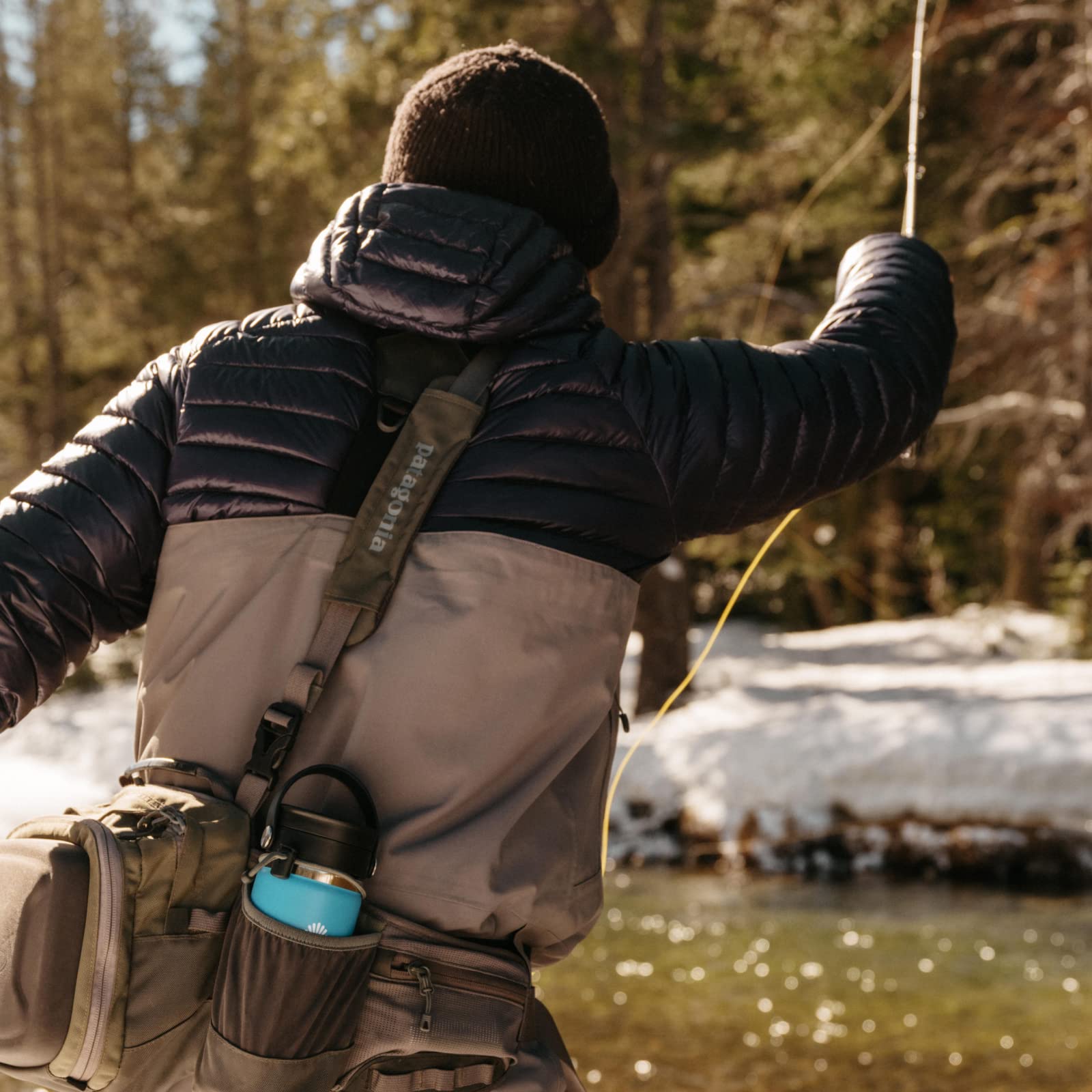 Hydro Flask travel-ready bottle for on-the-go hydration.