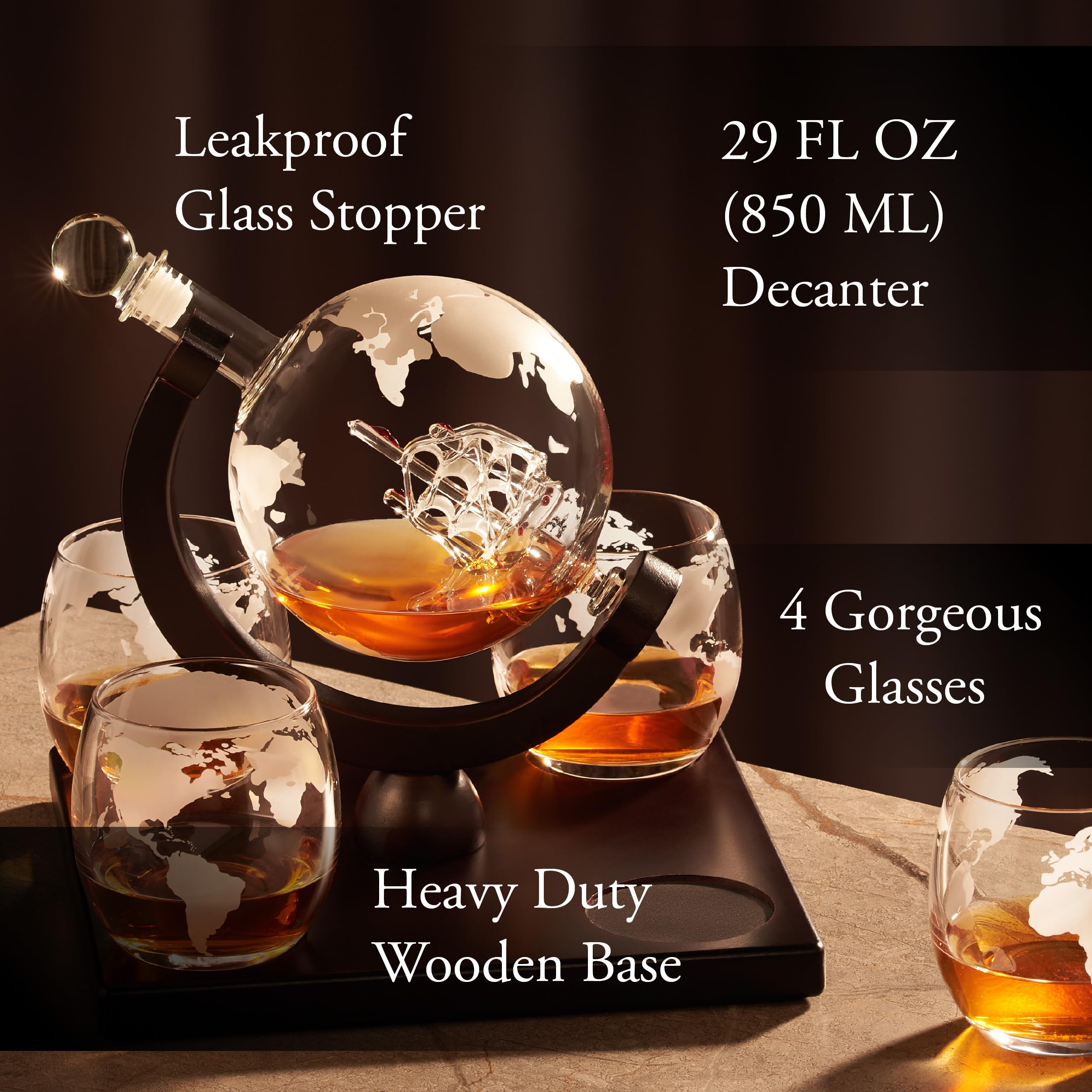 Hydro Gizmos four-glass set delivers durable lead-free glass for tastings.