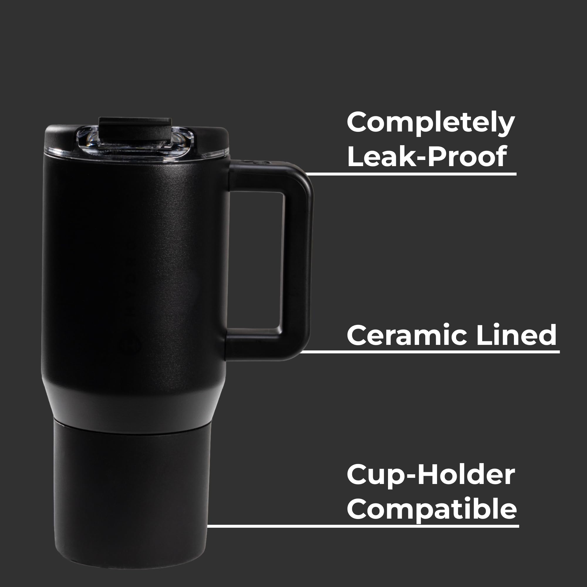HydroJug Coffee Traveler 20oz insulated for hot or cold beverages.