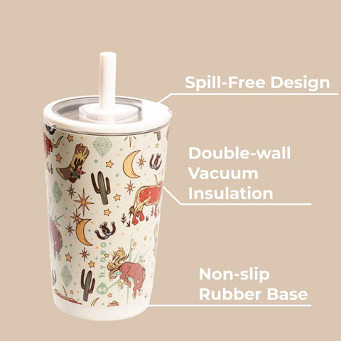 HydroJug Everyday 14 oz soft-touch lid and straw for easy sipping on the go