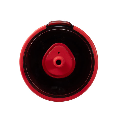 HydroJug Everyday Tumbler Alumni Red ceramic-lined interior preserves pure taste on the go