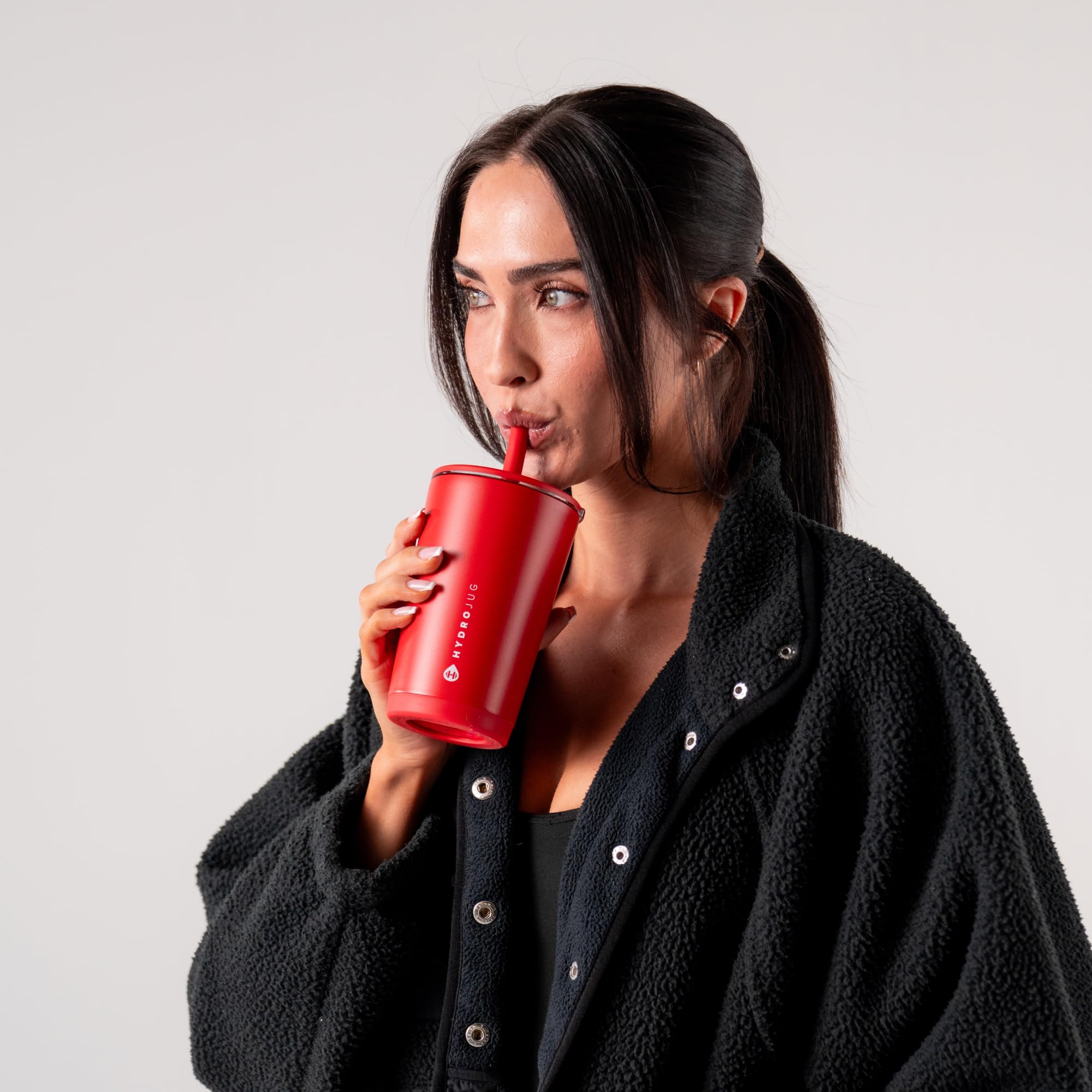 HydroJug Everyday Tumbler Alumni Red durable, BPA-free materials support reusable hydration