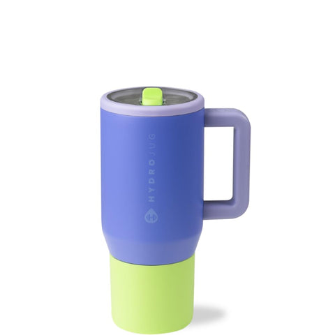 HydroJug Kids 20oz front view, sturdy bottle for school.