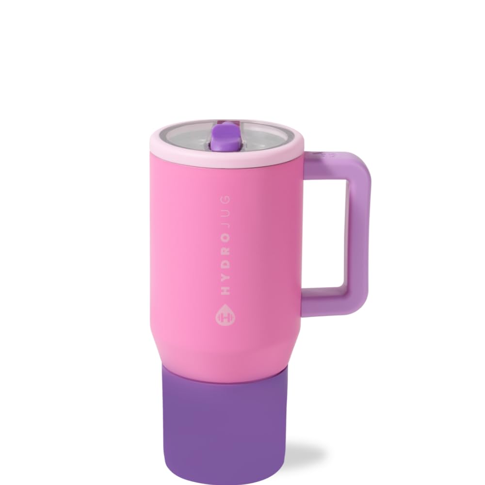 HydroJug Kids 20oz insulated bottle with flip straw for easy hydration on the go